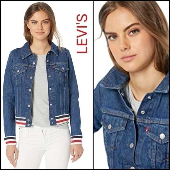 NEW! LEVI'S Womens' Trucker Jean Jacket Small. - Picture 2 of 9